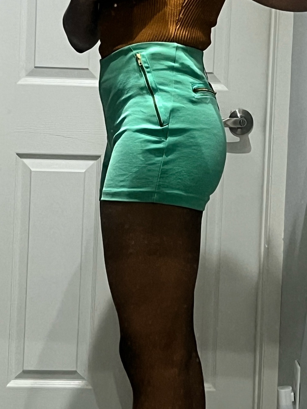 Zara Basic High Waisted Shorts - Picture 10 of 10